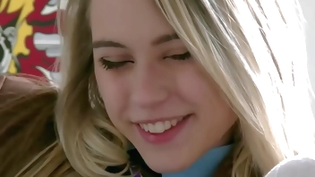 Girl Chloe Toy Wets Her Panties With Her Uniform On!