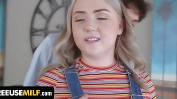 Hot StepMom Sydney Paige And Cute Girlfriend Eva Nyx Let Horny Stud Free Use Them - FreeUse Milf