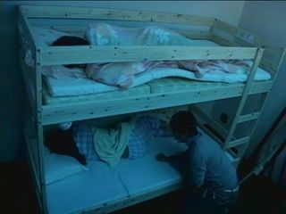 Nipponese fucktoys volley porn XXX spunk with Tokyo centric breed in front of sleepy siblings