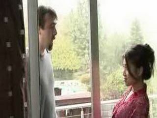 Horny Asians Eagerly Welcome Unexpected Hot Housewife Visitor